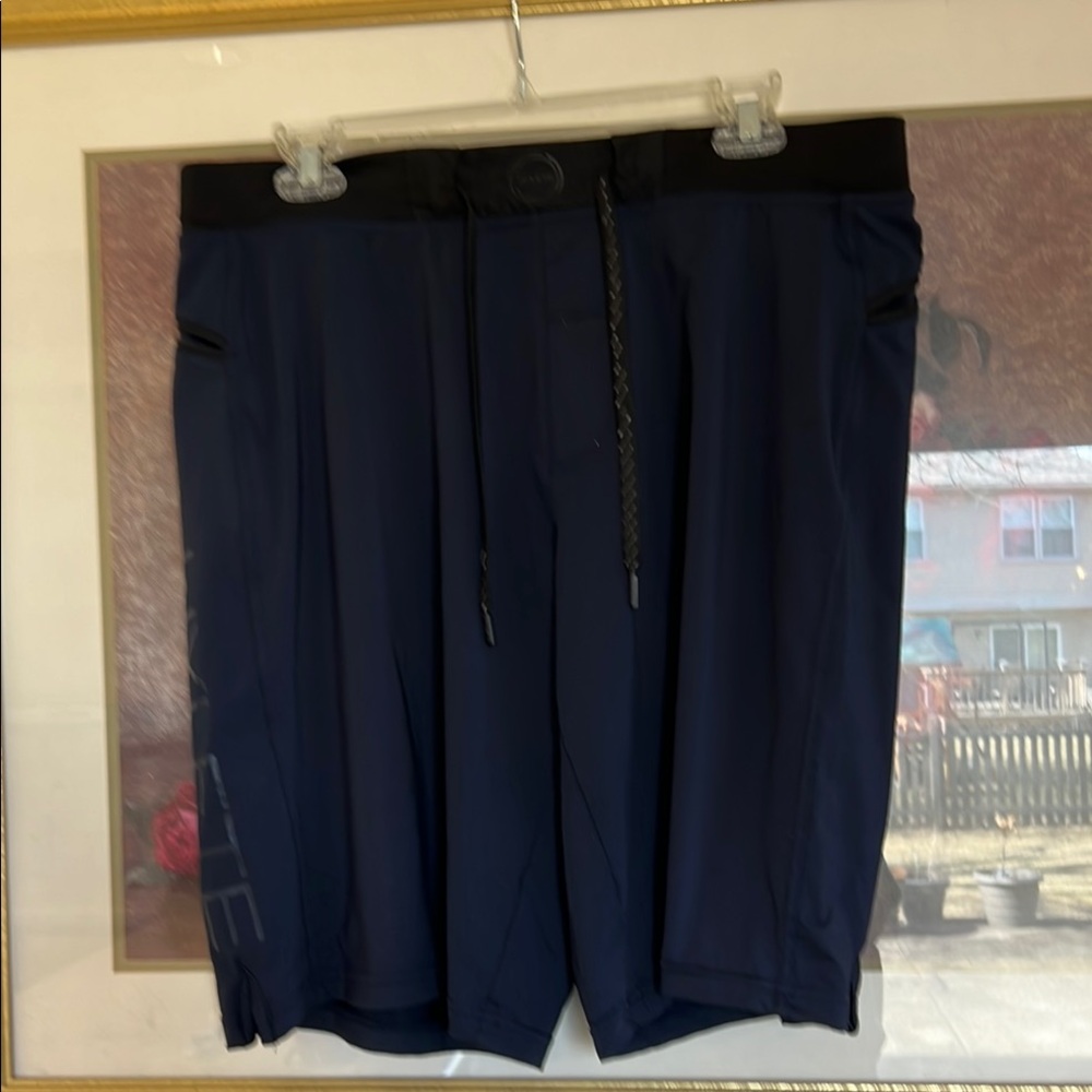 HYLETE Men's Navy Blue Athletic Shorts Size Large